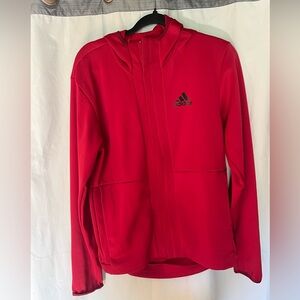 Adidas Vibrant Red Hoodie